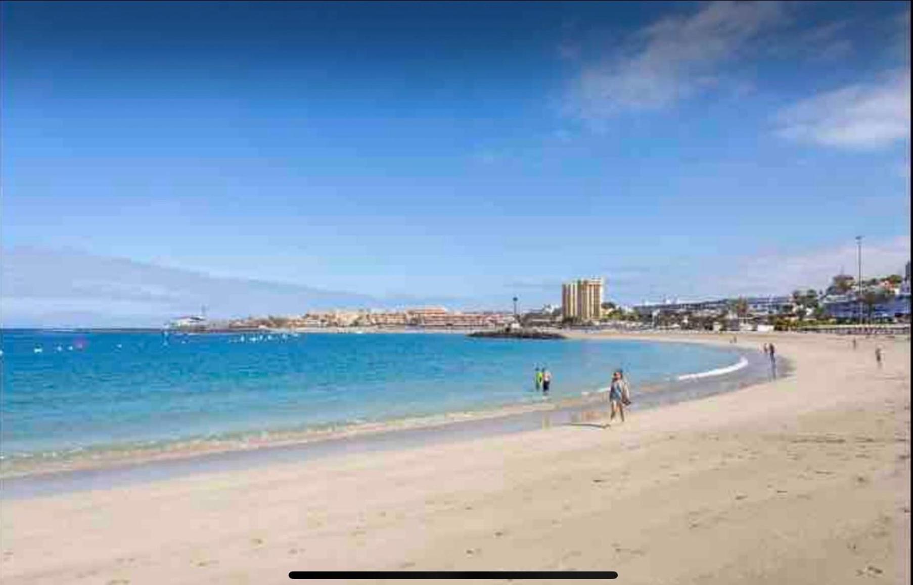 Апартаменты Playa De Los Cristianos Apto A 5Min De La Playa Terraza Con Vistas Al Mar Экстерьер фото